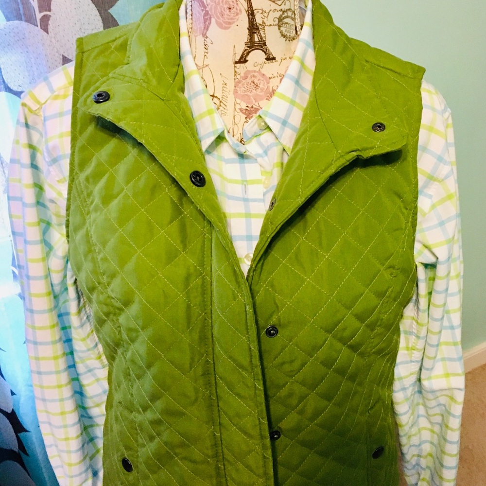 Christopher & Banks Quilted Vest ~ M